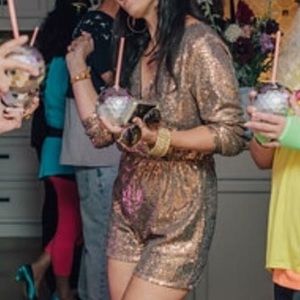 Sequined Romper